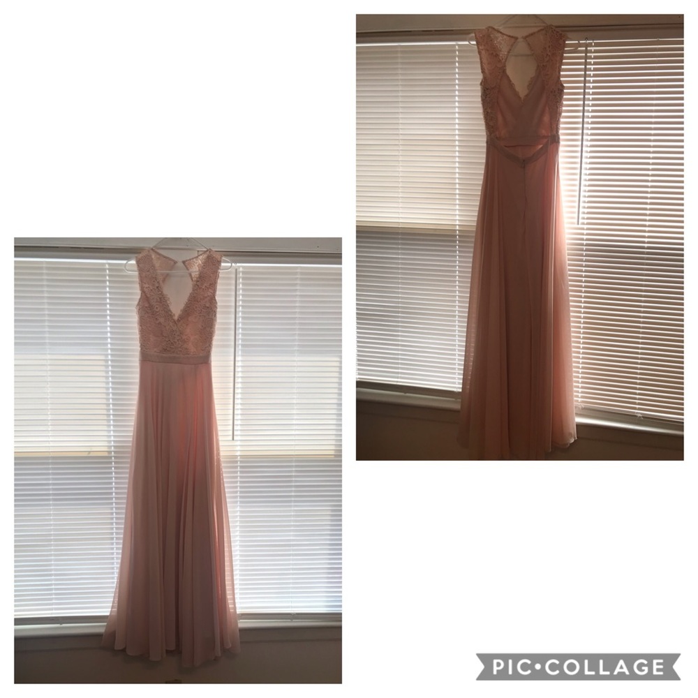 Long dress with high slit